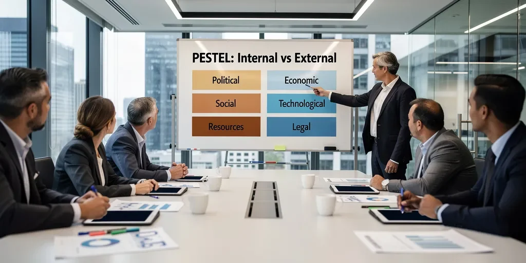 PESTEL interne ou externe : le diagnostic à privilégier pour l'entreprise ?