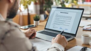 auto-entrepreneur modèle de contrat de prestation de service word gratuit