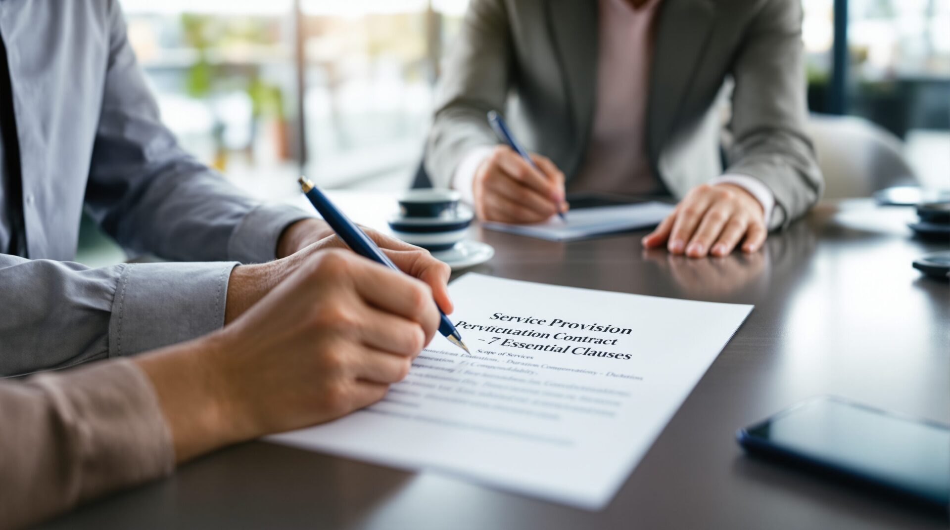 Contrat de prestation de services modèle : les 7 clauses essentielles à inclure