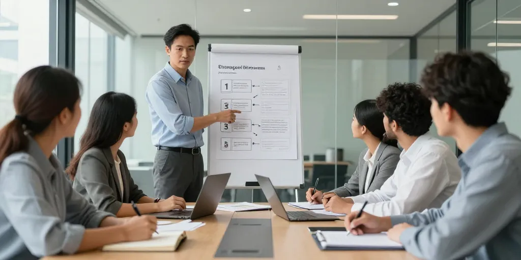 Efficacite manageriale renforcee : la méthode en 6 étapes pour exceller