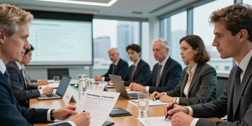 Assemblée générale société : la liste en 9 étapes pour organiser l’AGO