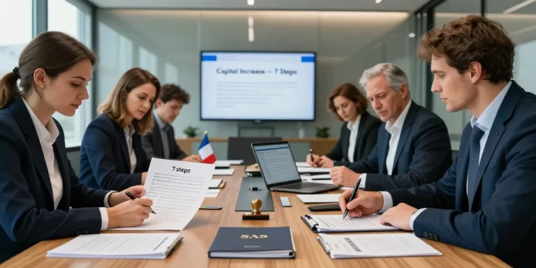 augmentation de capital dans une sas