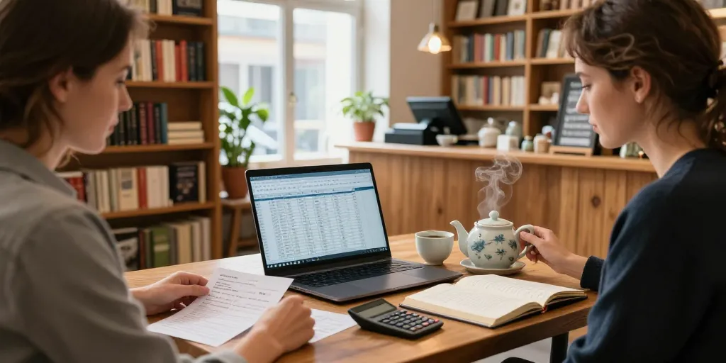 Ouvrir un salon de thé librairie : le budget, est-ce rentable ?